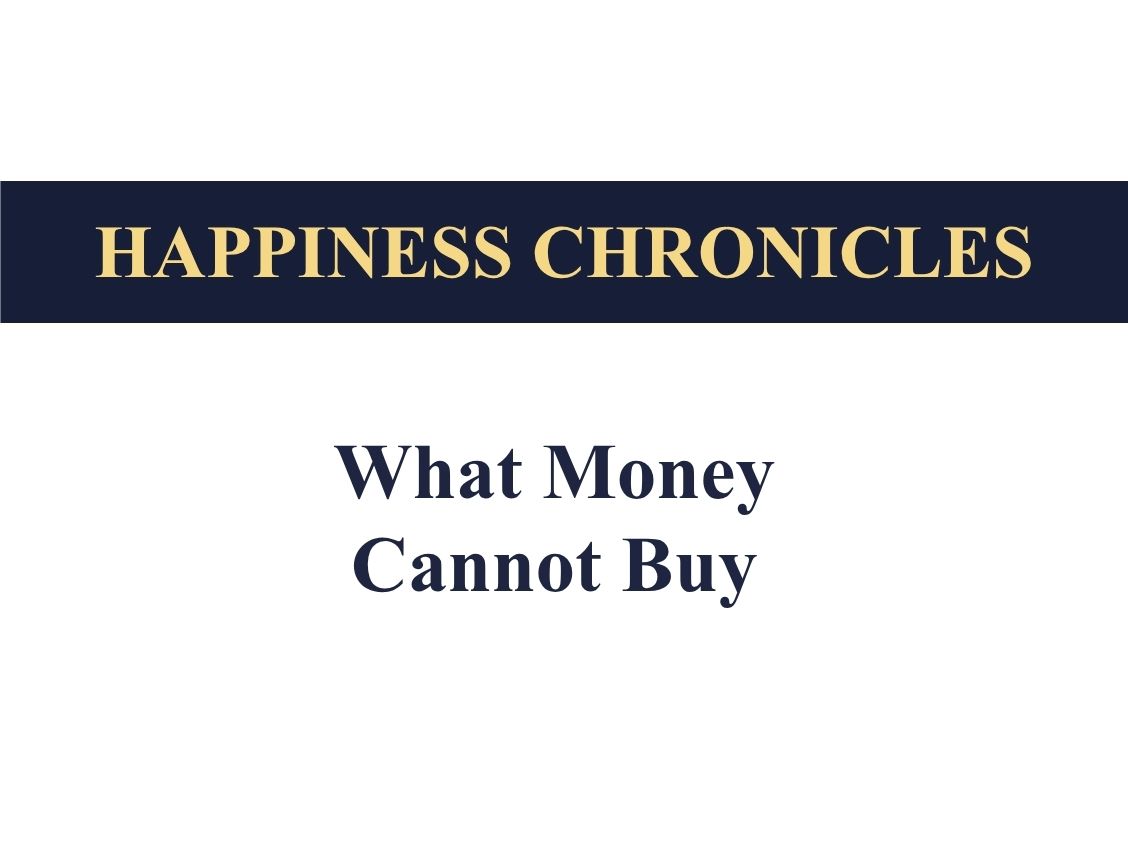 What Money Cannot Buy