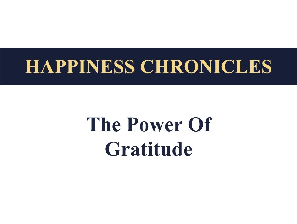 The Power of Gratitude